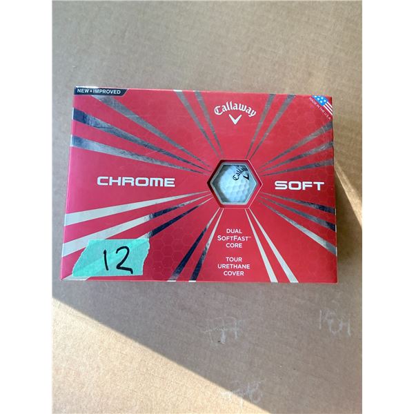 CALLAWAY CHROME SOFT GOLF BALLS BRAND NEW