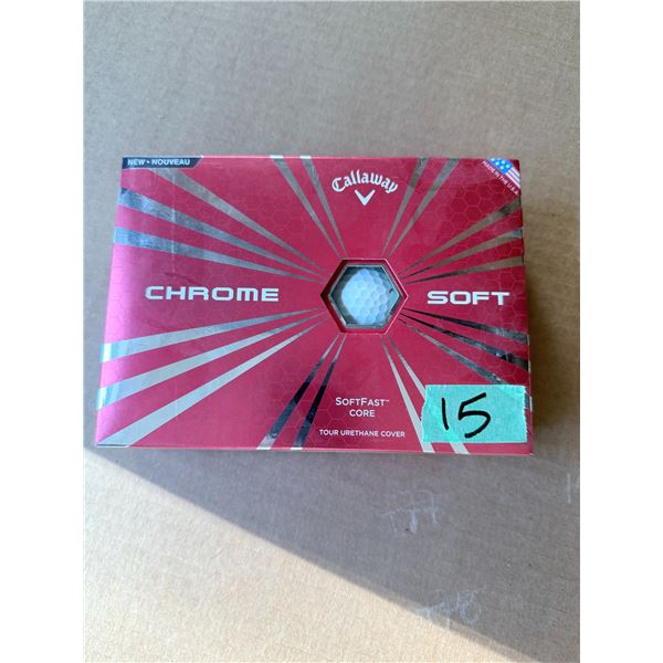 CALLAWAY CHROME SOFT GOLF BALLS BRAND NEW