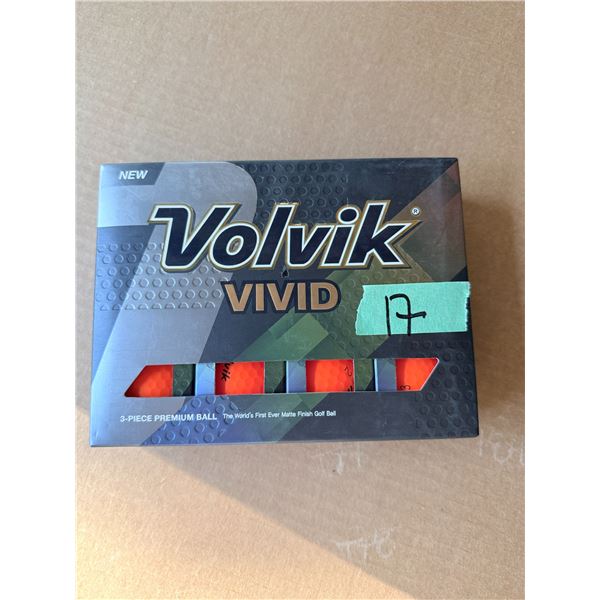 VOLVIK VIVID GOLF BALLS BRAND NEW