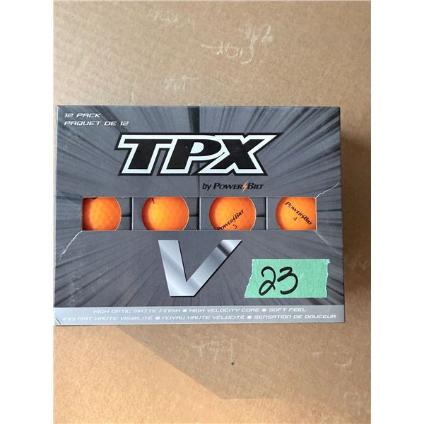 POWERBILT TPX 12 PACK GOLF BALLS BRAND NEW