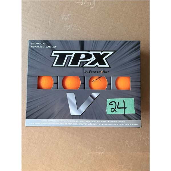 TPX BY POWERBILT GOLF BALLS 12 PACK