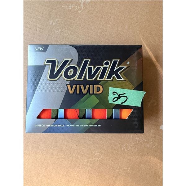 VOLVIK VIVID GOLF BALLS BRAND NEW