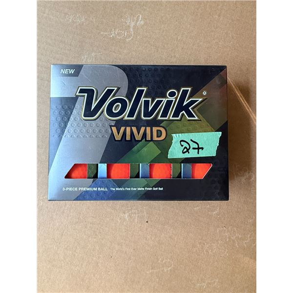 VOLVIK VIVID GOLF BALLS BOX