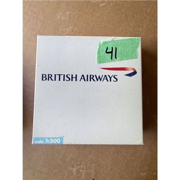 BRITISH AIRWAYS 1:500 DIECAST MODEL AIRPLANE