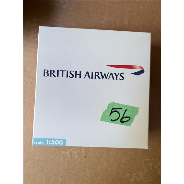 BRITISH AIRWAYS 1:500 DIECAST MODEL AIRPLANE BNIB