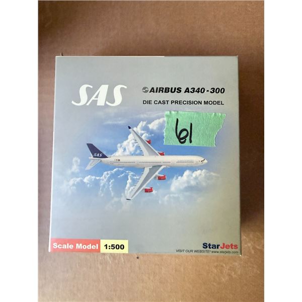 STAR JETS SAS AIRBUS A340-300 1:500 DIECAST MODEL AIRPLANE BNIB