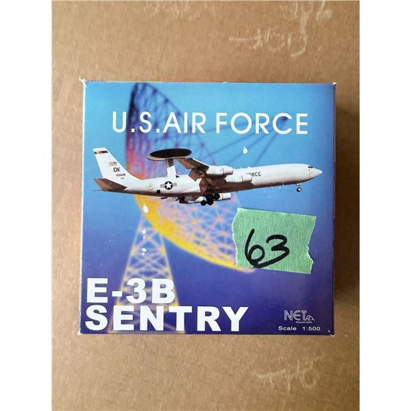 AIR FORCE E-3B SENTRY 1:500 DIECAST MODEL AIRPLANE BNIB