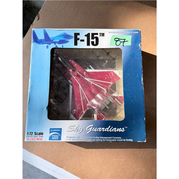 BOEING F-15 1:72 SCALE DIECAST MODEL AIRPLANE