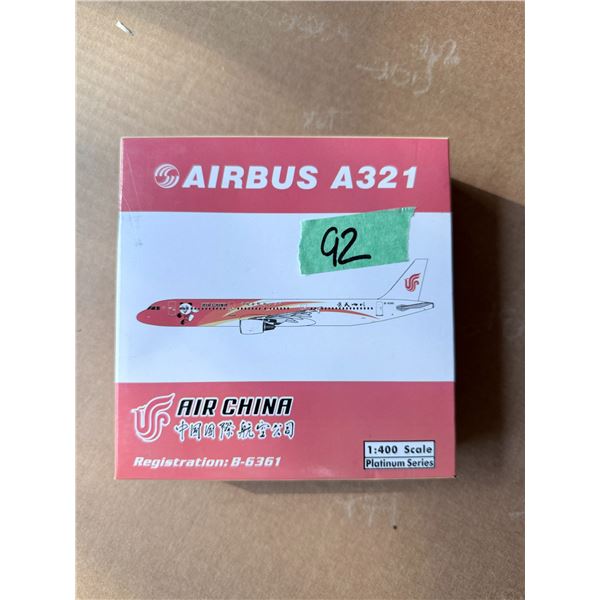 AIR CHINA AIRBUS A321 1:400 SCALE DIECAST MODEL AIRPLANE