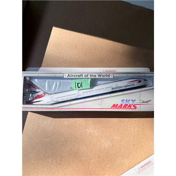 SKY MARKS BRITISH AIRWAYS DIECAST MODEL AIRPLANE