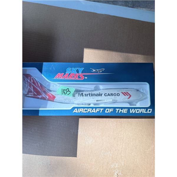 SKY MARKS MARTINAIR CARGO DIECAST MODEL AIRPLANE