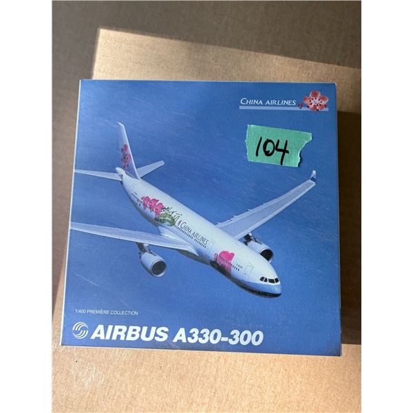 CHINA AIRLINES AIRBUS A330-300 1:400 DIECAST MODEL AIRPLANE