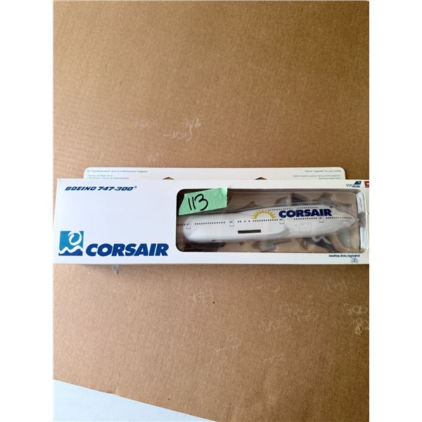 CORSAIR BOEING 747-300 DIECAST MODEL AIRPLANE