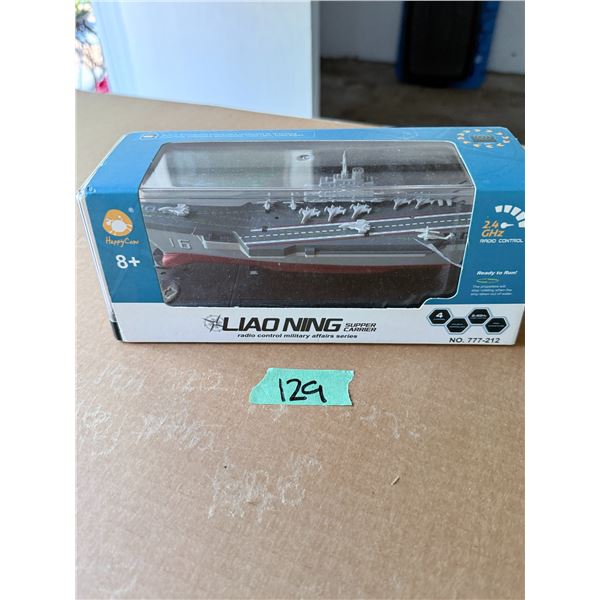 HAPPYCOW LIAONING RADIO CONTROL CARRIER SHIP MODEL NO. 777-212 BNIB