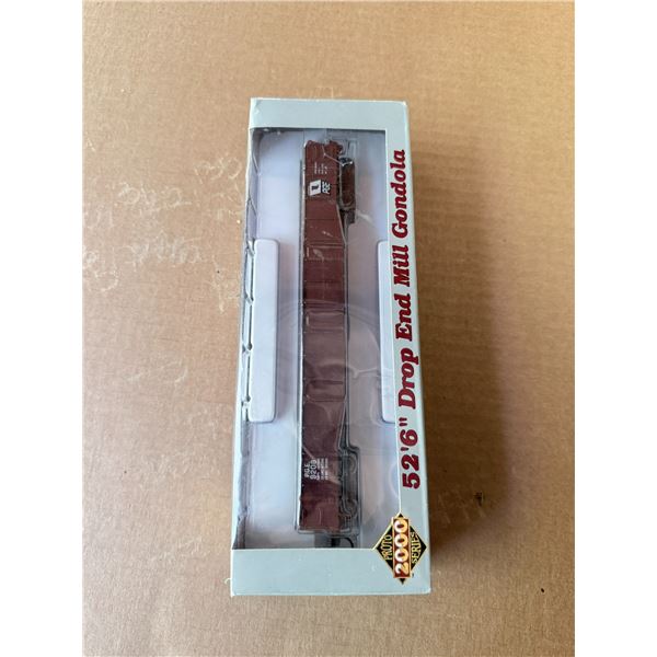 PGE 52'6" DROP END MILL GONDOLA MODEL TRAIN BRAND NEW