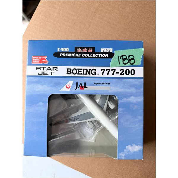 JAL BOEING 777-200 1:400 DIECAST MODEL AIRPLANE