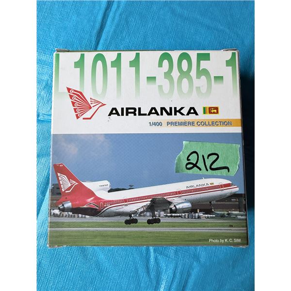 AIRLANKA 1011-385 1:400 DIECAST MODEL AIRPLANE