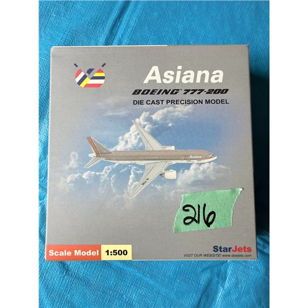 ASIANA BOEING 777-200 1:500 DIECAST MODEL AIRPLANE