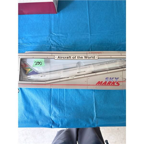 SKY MARKS SOUTH AFRICAN DIECAST MODEL AIRPLANE