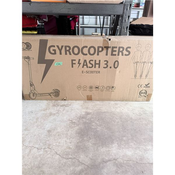 GYROCOPTERS FLASH 3.0 E-SCOOTER BNIB