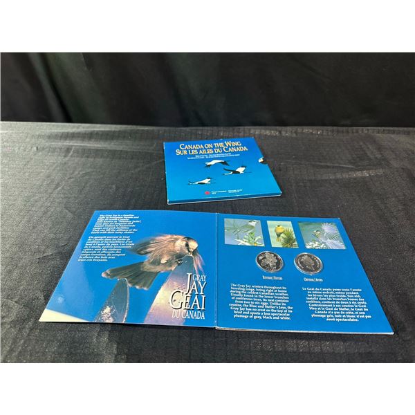 1995 Royal Canadian Mint 'On the Wing' 50 Cent Sterling Silver Coins