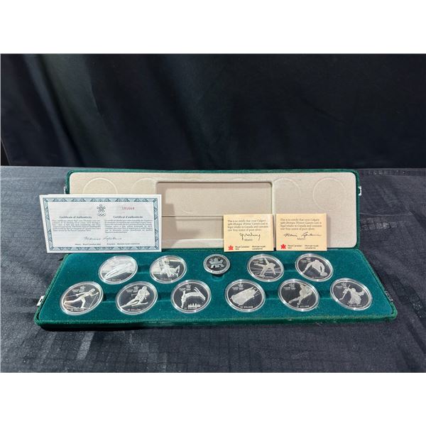 1988 Calgary Olympic Winter Games $20 Silver Proof Coin Set