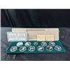 Image 1 : 1988 Calgary Olympic Winter Games $20 Silver Proof Coin Set