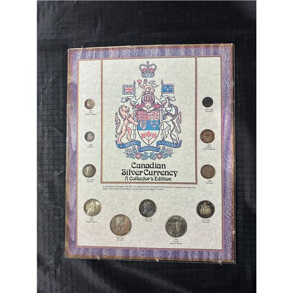 Canadian Silver Currency Collector's Coin Set 1963-1968