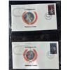 Image 3 : 1976 Montreal Olympic First Day Covers with Silver Coins (Set of 4)