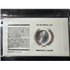 Image 9 : 1976 Montreal Olympic First Day Covers with Silver Coins (Set of 4)