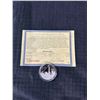 Image 1 : Freedom Tower Silver Proof Coin With COA, Ground Zero Silver