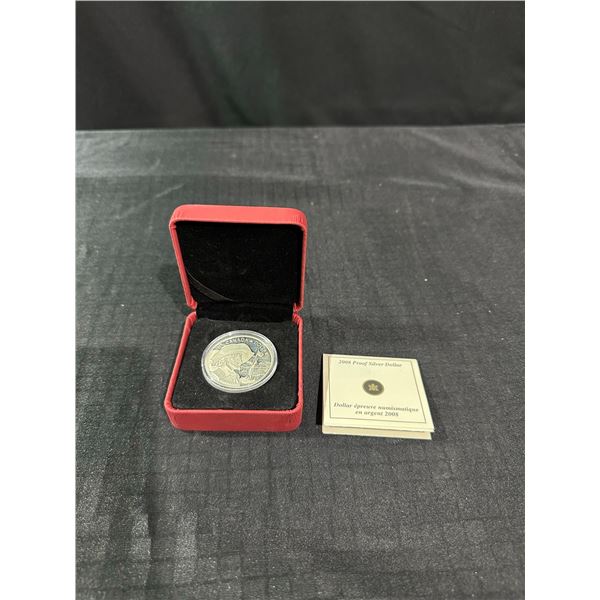 2008 Canada Proof Silver Dollar Samuel de Champlain