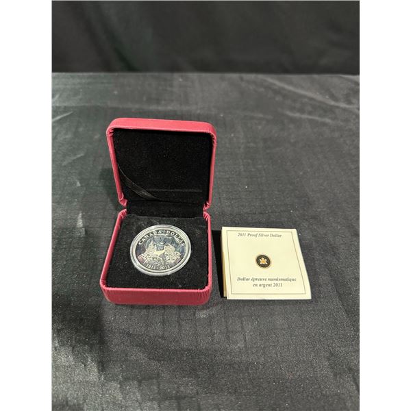 2011 Canada Proof Silver Dollar Parks Canada Centennial