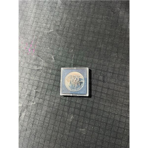 1992 Canada Dollar 92.5% Sterling Silver Proof Coin
