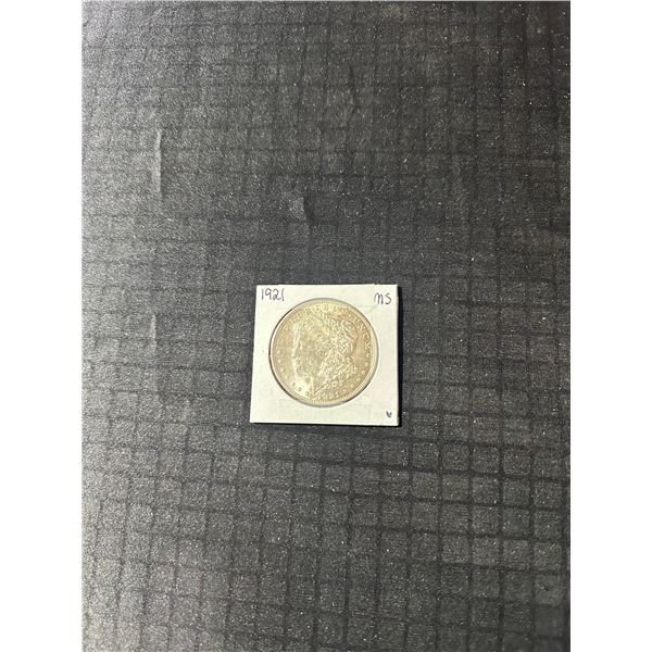 1921 Morgan Silver Dollar Coin, 90% Silver