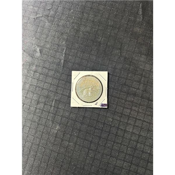 1980 Canadian Silver Dollar Coin with Bear Reverse