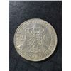 Image 2 : 1940 Netherlands 2 1/2 Gulden Silver Coin