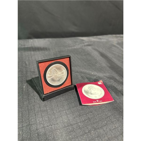 1976 Montreal Olympics $5 Sterling Silver Coin, Boxed