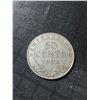 Image 7 : (5) 92.5% Sterling Silver 50 Cent Coins: Canada & Newfoundland 1904-1916