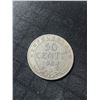 Image 5 : Five 92.5% Sterling Silver Canadian and Newfoundland 50 Cent Coins (1904, 1906, 1917)