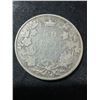 Image 6 : 5 Sterling Silver Canadian and Newfoundland 50 Cent Coins, Including Rare 1871 No 'H'