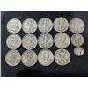 Image 1 : 90% Silver US Half, Quarter, and Dime Coins