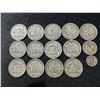 Image 2 : 90% Silver US Half, Quarter, and Dime Coins