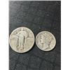 Image 4 : 90% Silver US Half, Quarter, and Dime Coins