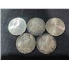 Image 2 : (5) 1780 Maria Theresa Thaler .833 Fine Silver Coins