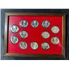 Image 3 : Canadian Province and Territory 92.5% Silver Coin Set in Display Frame