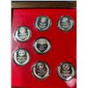 Image 6 : Canadian Province and Territory 92.5% Silver Coin Set in Display Frame