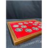 Image 8 : Canadian Province and Territory 92.5% Silver Coin Set in Display Frame