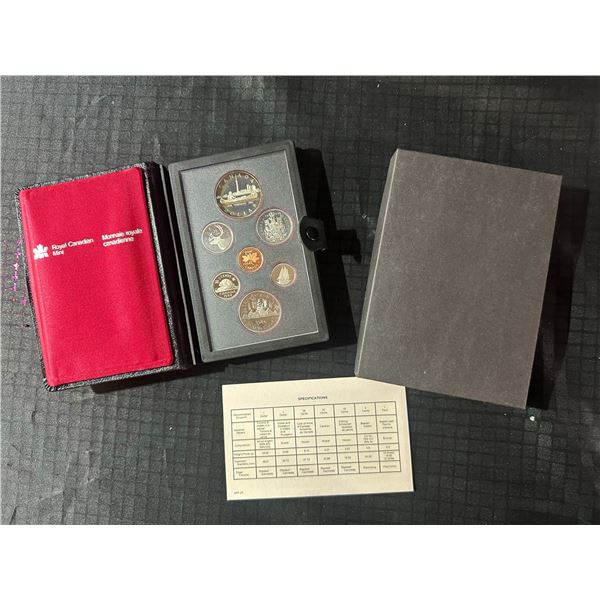 1984 Royal Canadian Mint Proof Set with Case and COA
