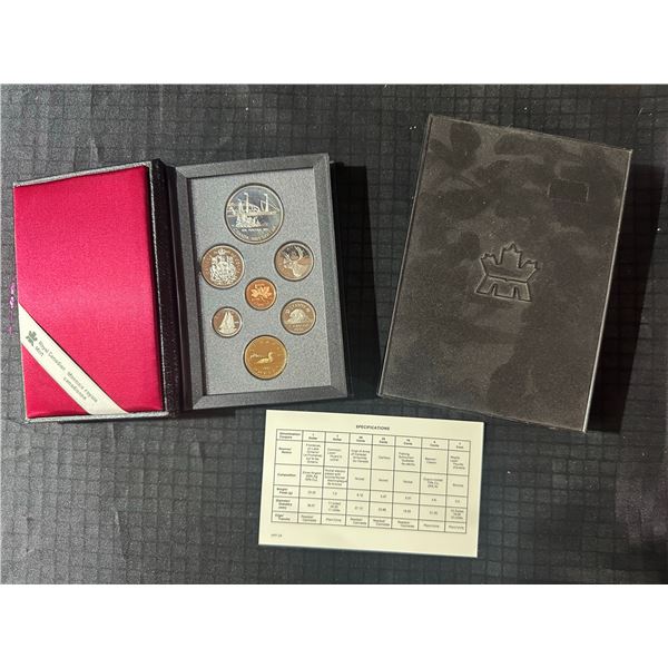 1991 Royal Canadian Mint Proof Coin Set with Case and COA
